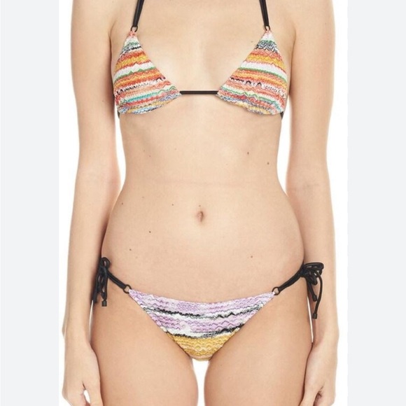Missoni Mare NWOT multi color crochet bikini - Picture 1 of 5